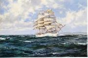 Dennis Miller Bunker Seascape, boats, ships and warships. 09 oil